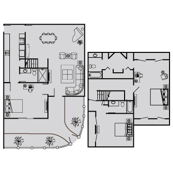 3 Beds • 3 Bath 6320 floor plan